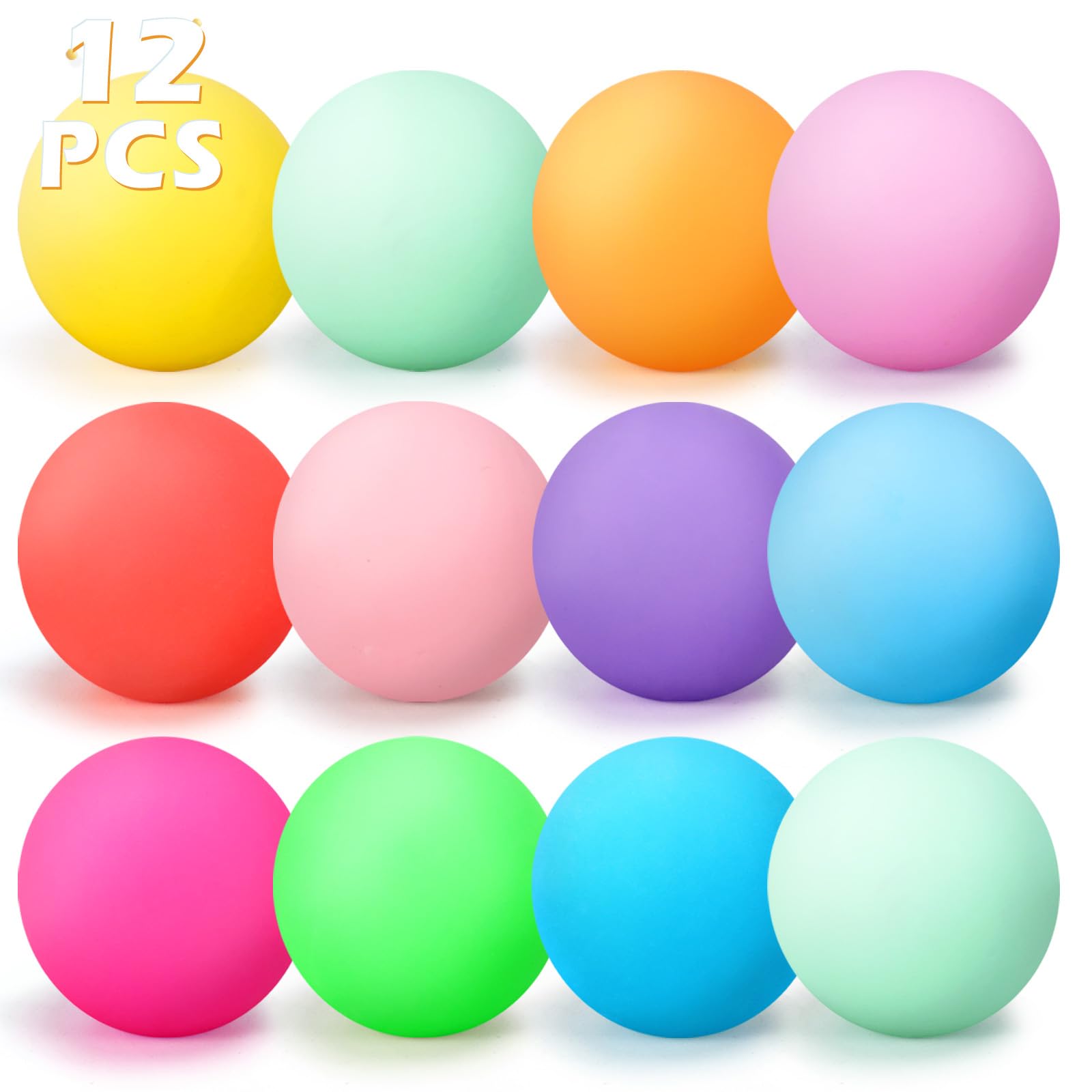 Squishy Stress Balls — 12-Pack Sensory Squeeze Set