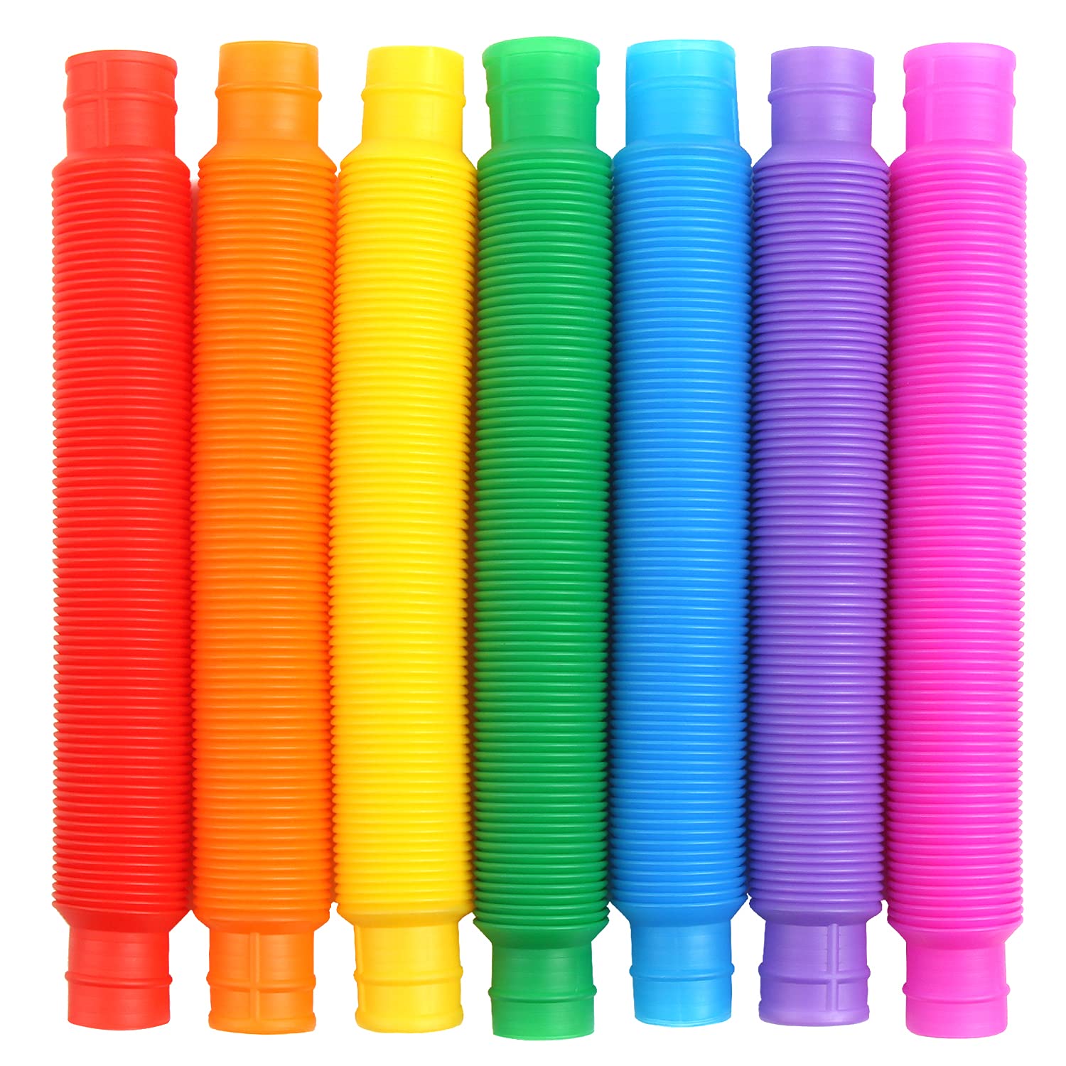 Jumbo Pop Tubes — 7-Piece Sensory Fidget Set