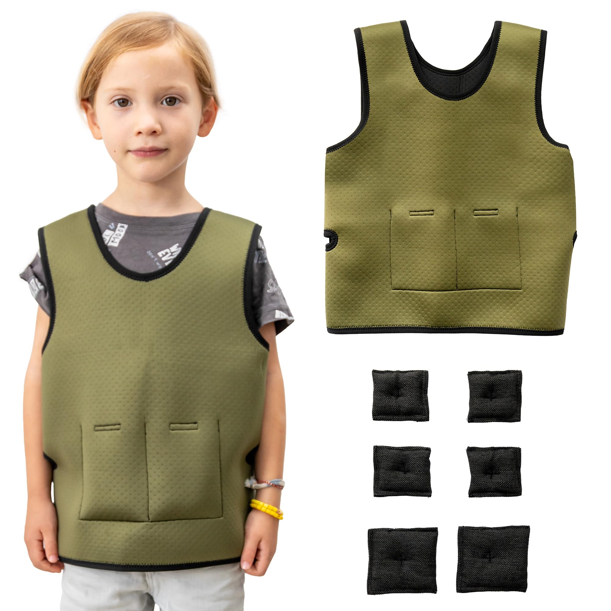 Weighted Vest for Kids — Adjustable Calming Pressure